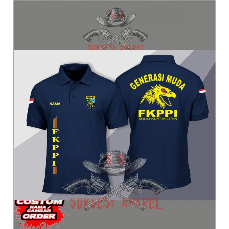 kaos pria fkppi polo lengan pendek/generasi muda