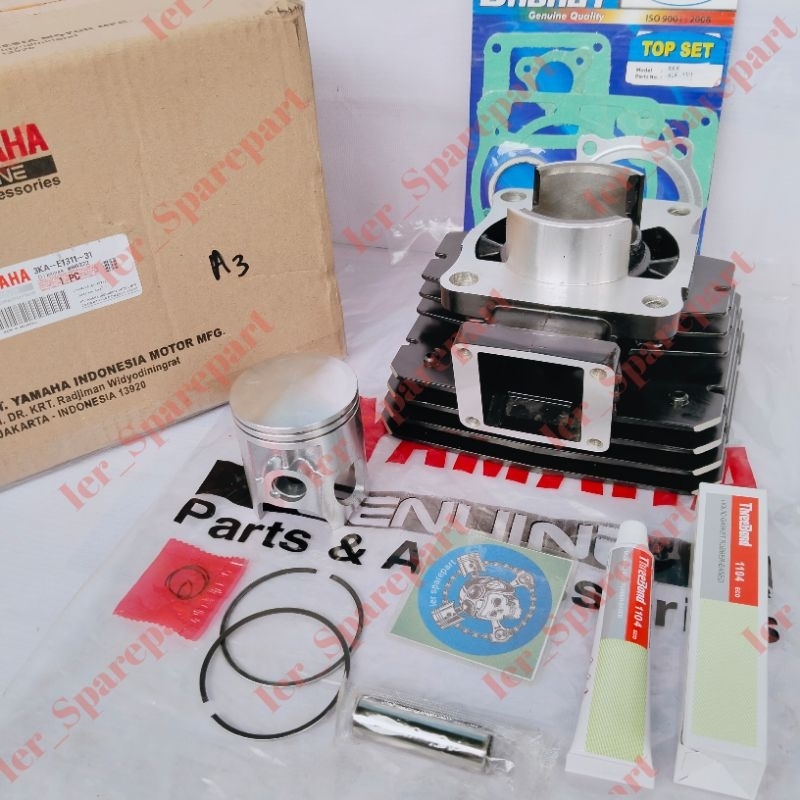 CYLINDER BLOK SEHER KOMPLIT YAMAHA RX KING/RX KING/KODE YP-1 KUALITAS ORIGINAL (3KA)