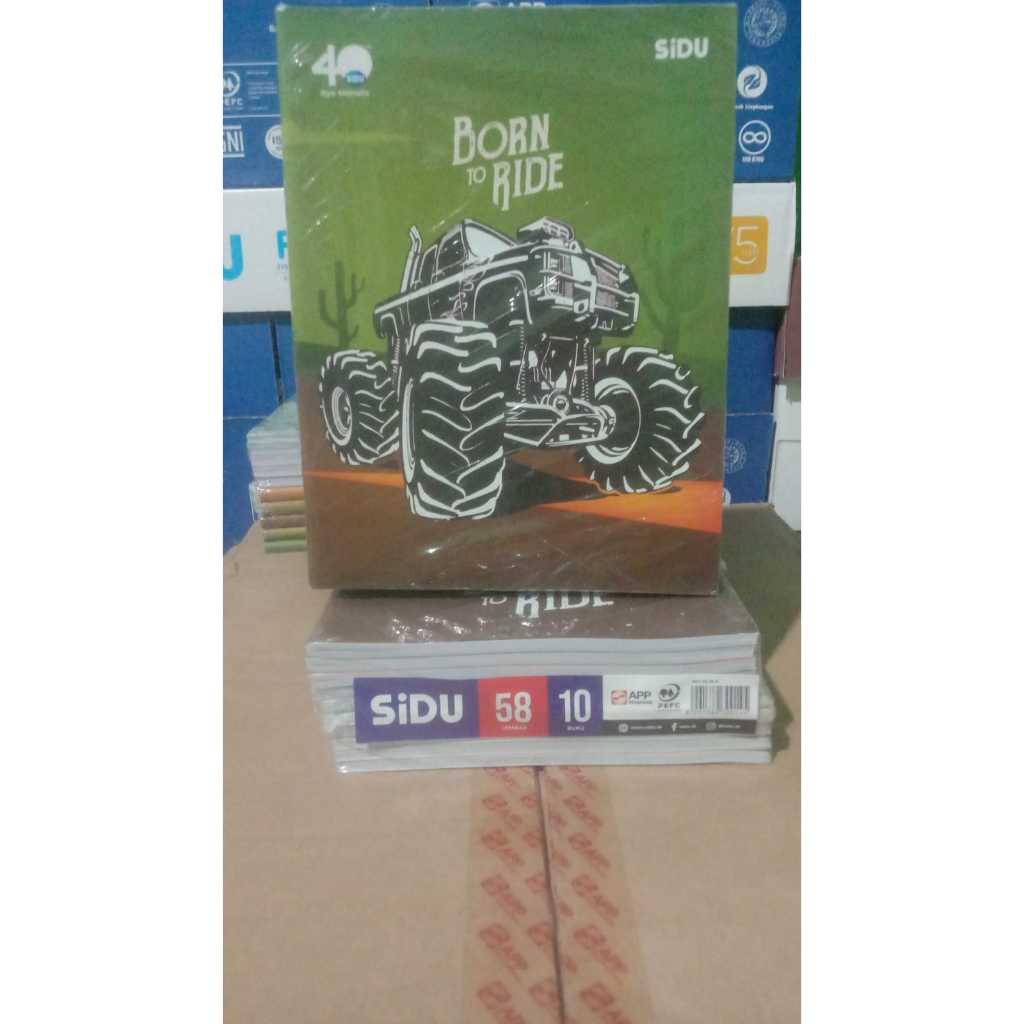 

Buku tulis SIDU 1 Pack isi 58 Lembar