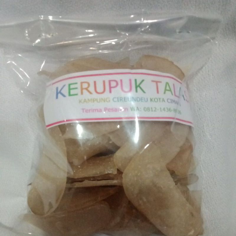 

kerupuk talas mentah 210 gr