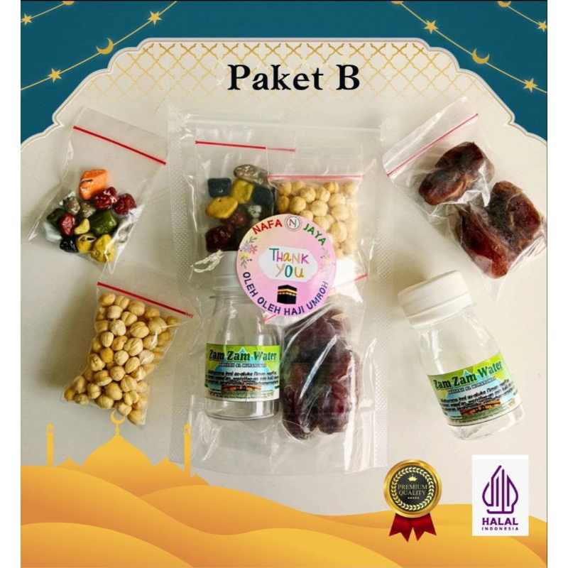 

Oleh Oleh Haji Murah Grosir Premium Zam Zam Kacang Arab Cokelat Kerikil 100% Original