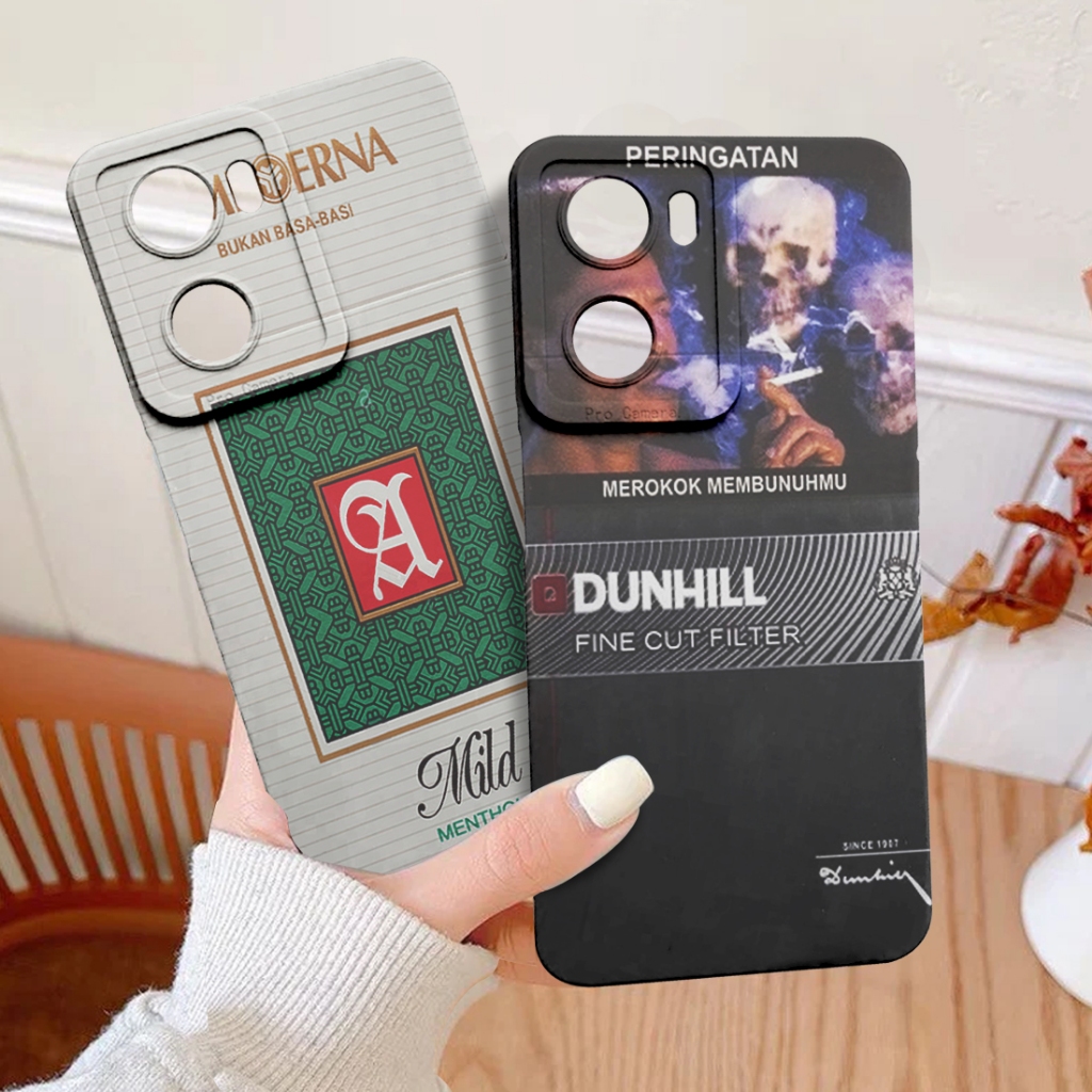 CASE HP UNTUK IQOO  Z7x IQOO Z7 GAMBAR ROKOK CASING HP SOFTCASE HANDPHONE SIZORA OFFICIAL - RK65