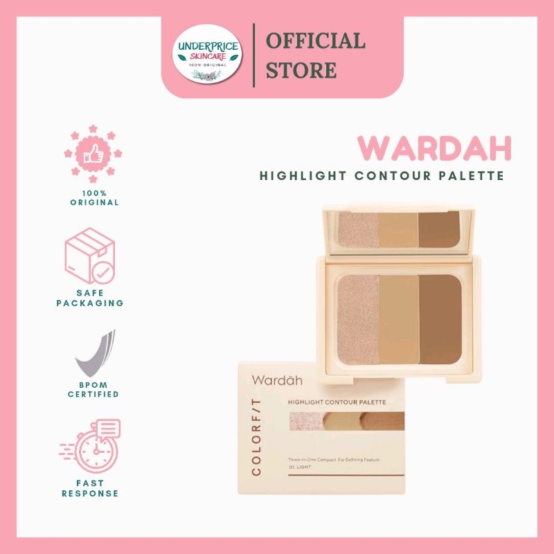 WARDAH Highlight Contour Palette