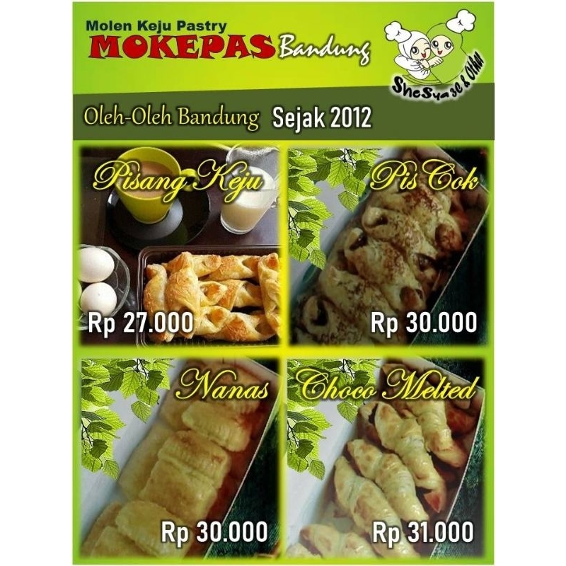 

MOKEPAS BANDUNG (MOLEN KEJU PASTRY) || Oleh-Oleh Bandung