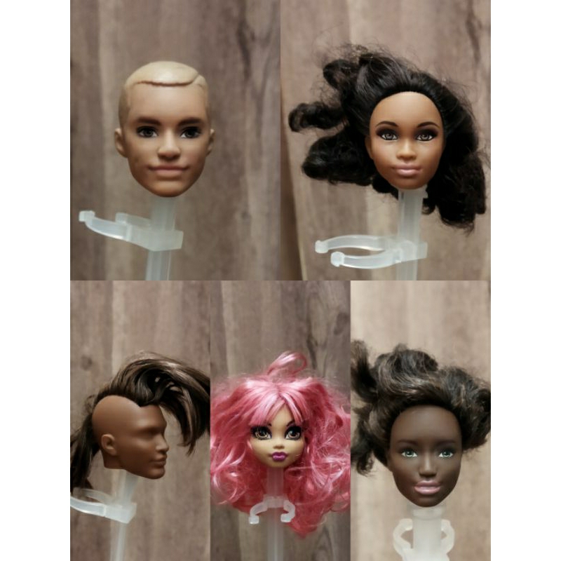 barbie head / kepala barbie preloved