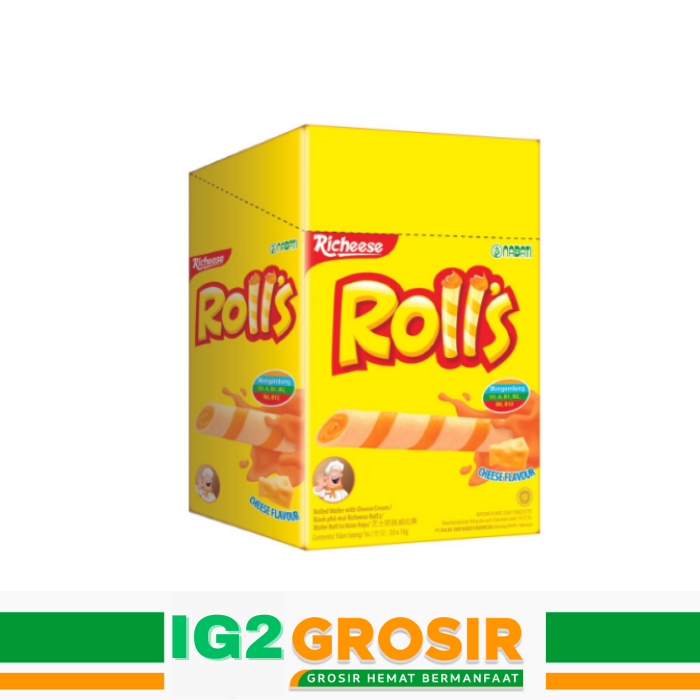 

Nabati Rolls Keju 500 (20pcs/1box)