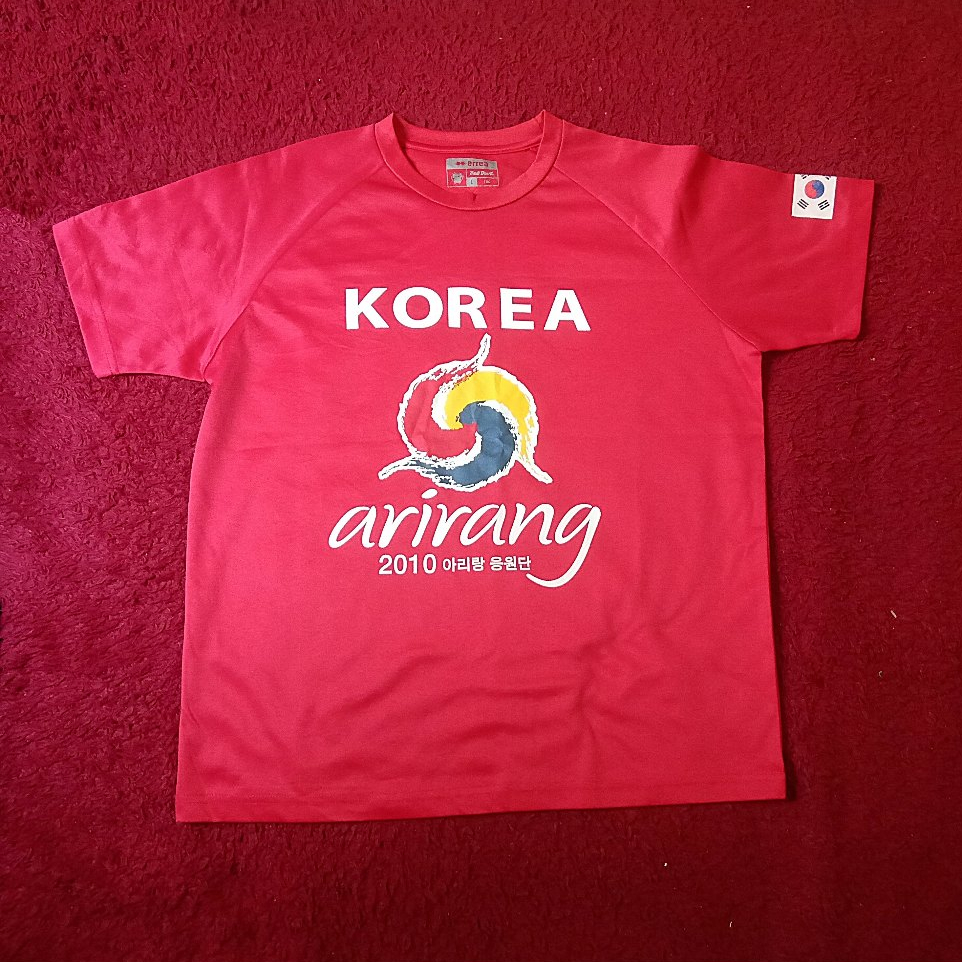 Baju Tshirt Jersey Dry Fit Errea x Arirang Tour 2010 Size L