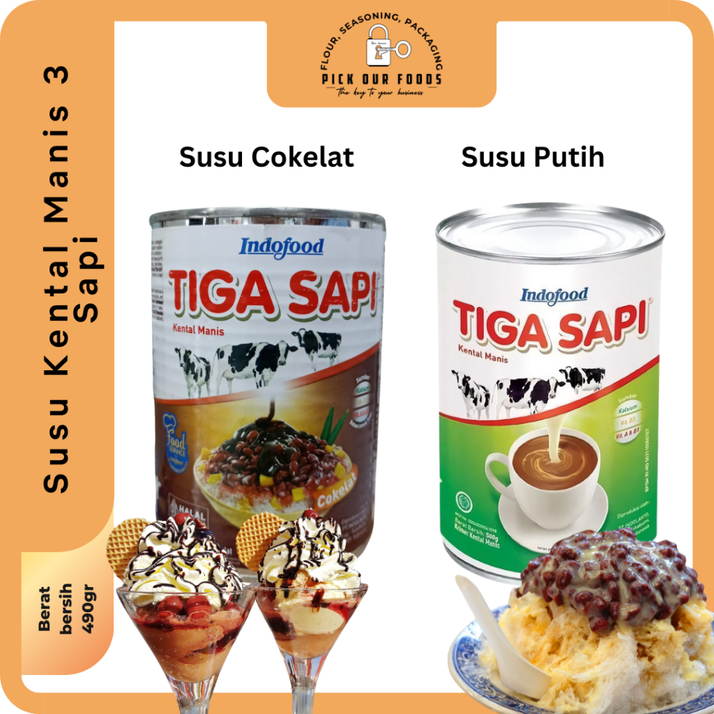 

Susu Kental Manis Tiga Sapi 490gr | Susu Kental Manis 3 Sapi