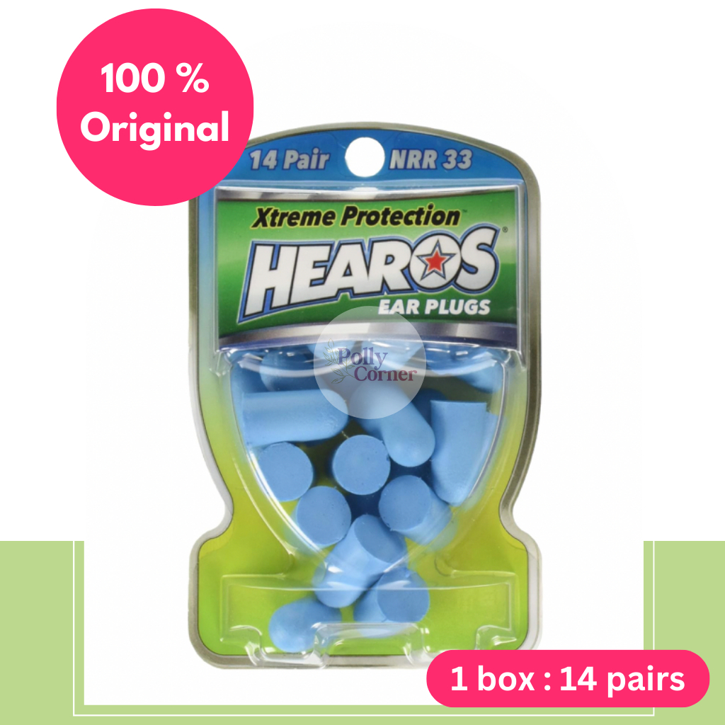 Hearos Earplugs Xtreme Protection - 14 Pairs Penyumbat Telinga