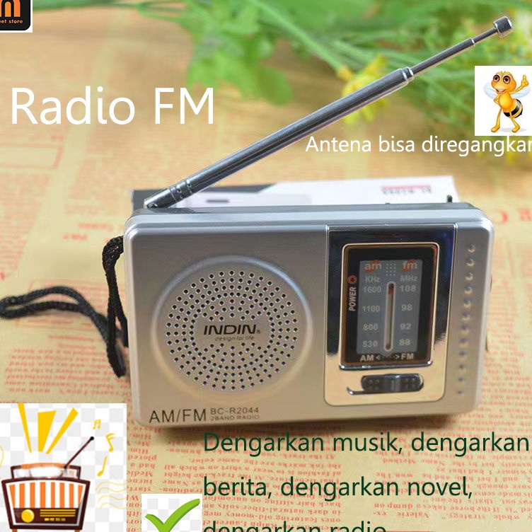 Harga Promo Advance Radio AM FM tua audio mini FM semikonduktor pemutar radio pobel kecil Radio Jadu