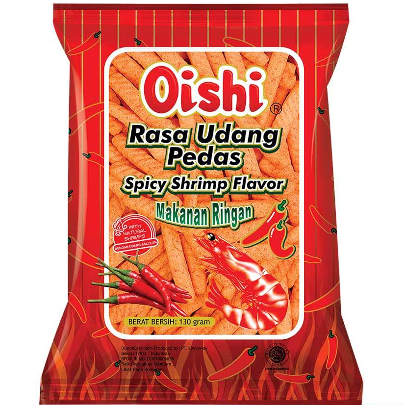 

OISHI Snack Kraker Udang Pedas 60gr