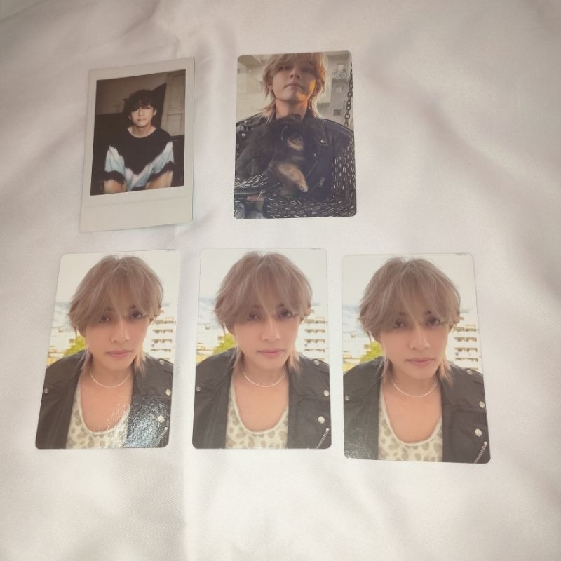 Photocard taehyung album layover bnn target us lucky draw ld