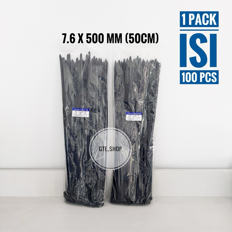 

HJK Kabel Ties 7.6 x 500mm (50cm) PROMO TERMURAH Cabel Tie / Kabel Tie / Cabel Ties / Pengikat Kabel