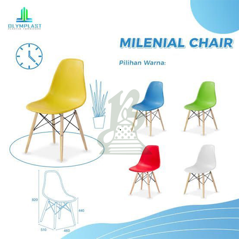 Kursi kerja minimalis Milenial Chair olymplast