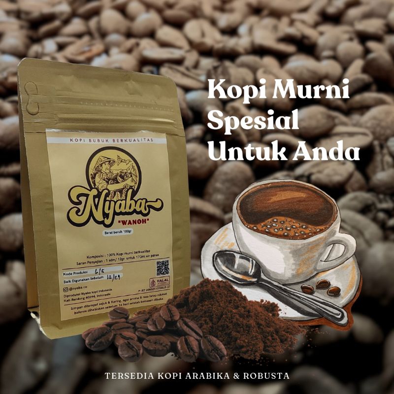 

Kopi Bubuk Arabika & Robusta Sumedang