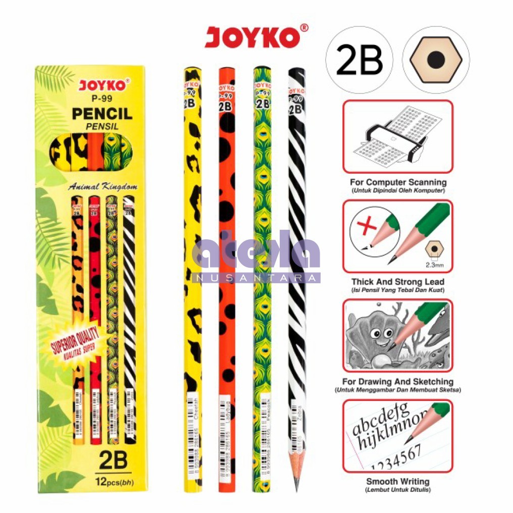 

Pensil 2B Joyko P-99 - pencil