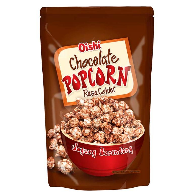 

OISHI Snack Popcorn Coklat 100gr