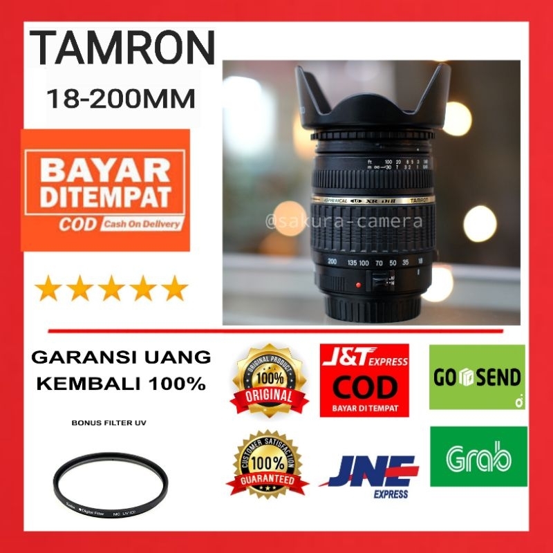Lensa Tamron 18-200mm Canon dan Nikon