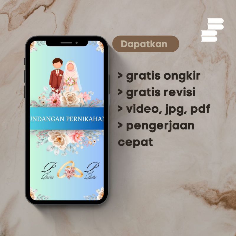 Video undangan pernikahan syar'i (01) - undangan digital faedah guru