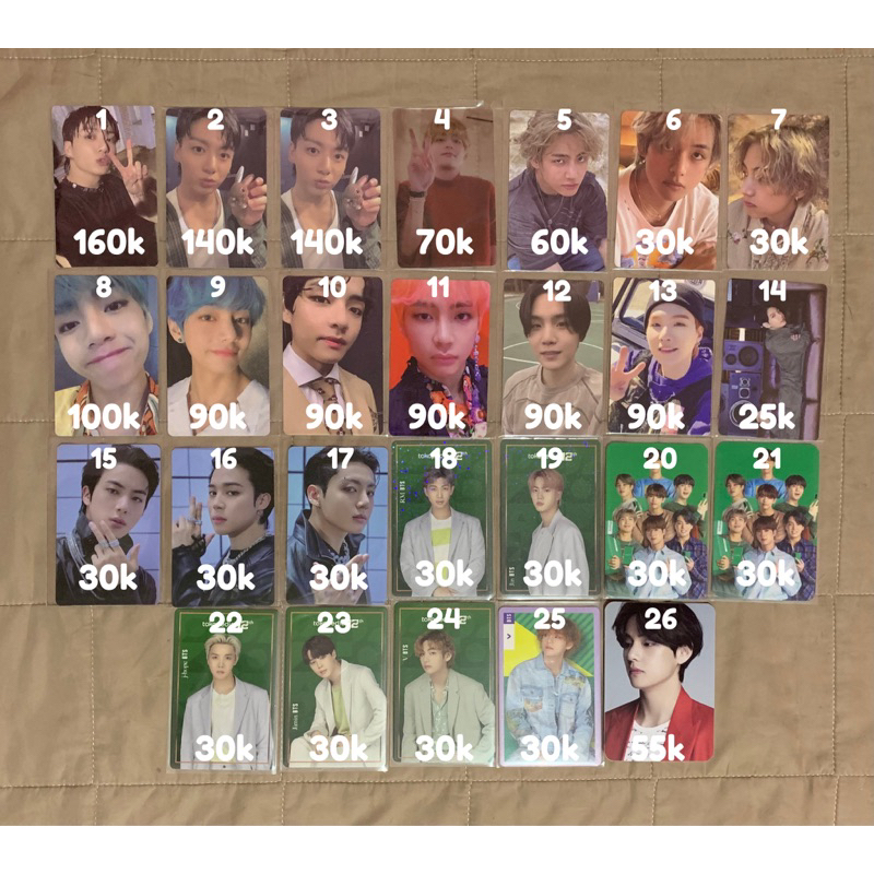 [ Ready Stock ] Lucky Draw LD Golden Jungkook JK BTS, LD JK Rabbit, PVC Layover, POB Layover, Light,