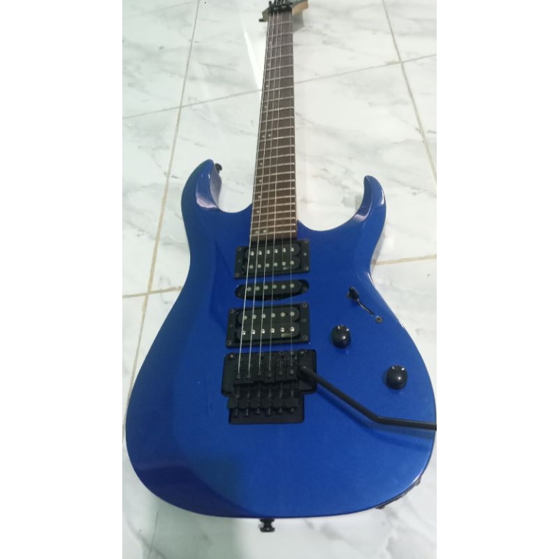 OLSHOP BANJARMASIN - Gitar elektrik cort X250 pick up EMG likenew masih seperti baru free tas