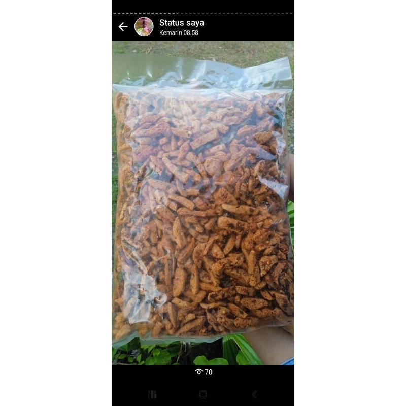 

basreng pedas daun jeruk