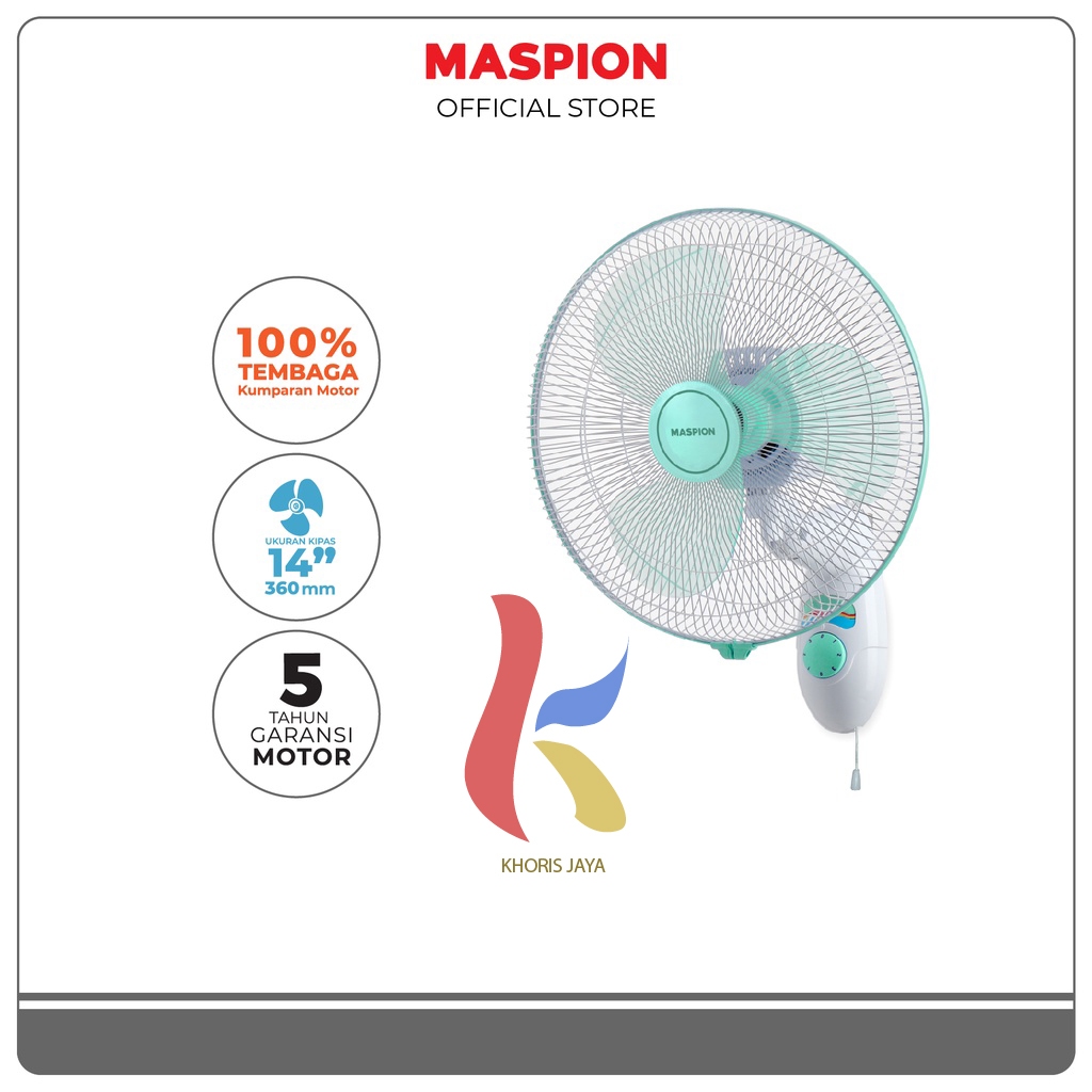 KIPAS ANGIN DINDING MASPION 14 inchi MWF 37k