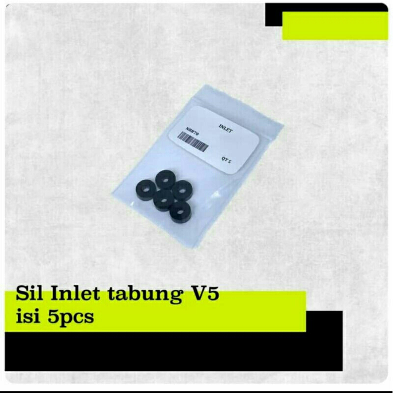 oring inlet tabung v5 isi 5 pcs / inlet tabung v5
