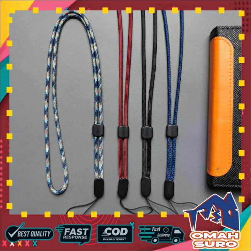 

V3 LANYARD PARACORD/KALUNG/TALI GANTUNGAN ID CARD/NAME TAG/KAMERA