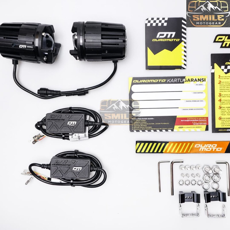 Duromoto M5 Lampu LED Tembak Foglamp Motor Mobil 60 Watt