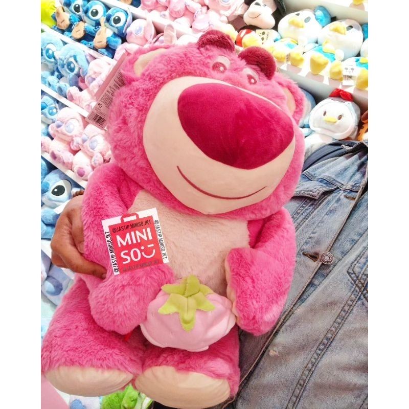 MINISO 🆕 Boneka Plush DISNEY LOTSO JUMBO Big Surprised Food Collection (sz.40cm)