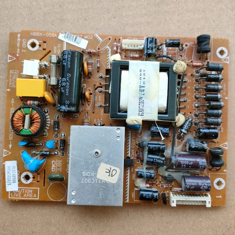 psu power suplay regulator tv POLYTRON PLD24T800 PLD 24T800 PLD 24T800W  PLD24T800W original copotan
