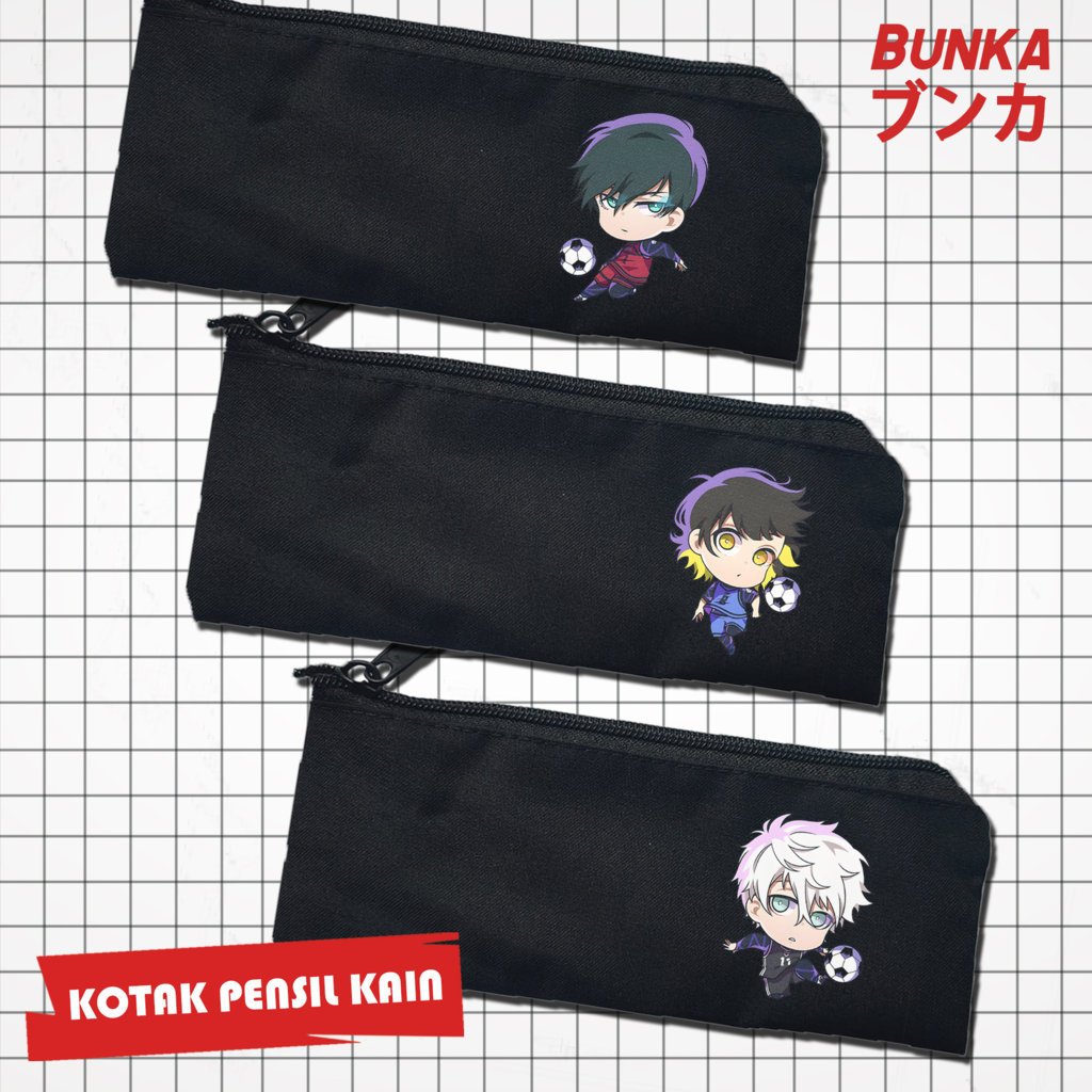 

Pouch Tempat Pensil Anime Blue Lock Murah Bahan Souvenir Pernikahan Bisa Bayar Ditempat cod Gift Anniversary Couple