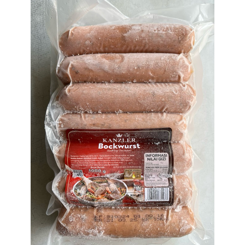 Sosis Kanzler Kiloan: Bockwurst