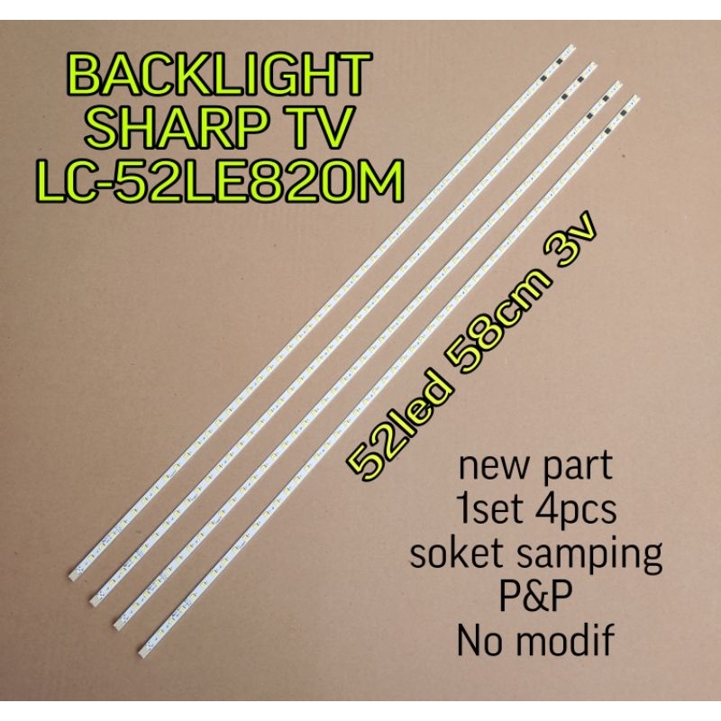LAMPU LED BL BACKLIGHT TV SHARP 52 52LED 52LE820M LC-52LE820M 52LE820