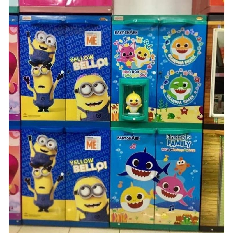 Lemari plastik anak 2 susun jumbo