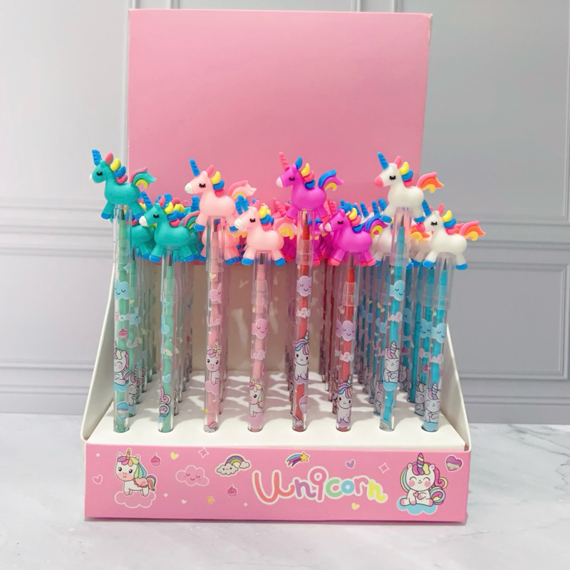 

pensil susun unicorn bensia unicorn
