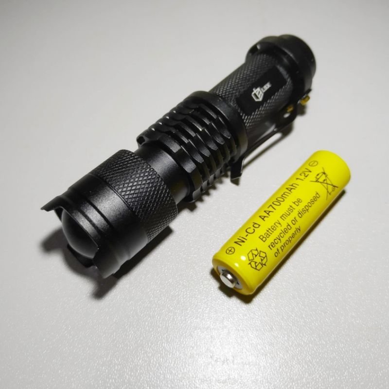 Senter Militer Saku Besi - Upgrade/Rakitan