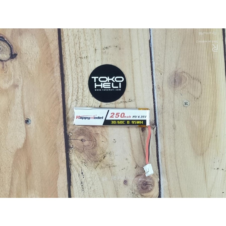 Happymodel 3.8V 250mAh 30C 1S Lipo Battery PH2.0 Mobula7 Snapper6 UR65