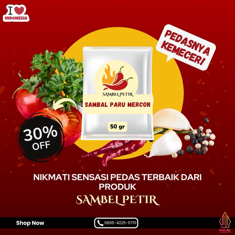 

Sambal Petir Sachet 50gr Oleh Oleh Semarang