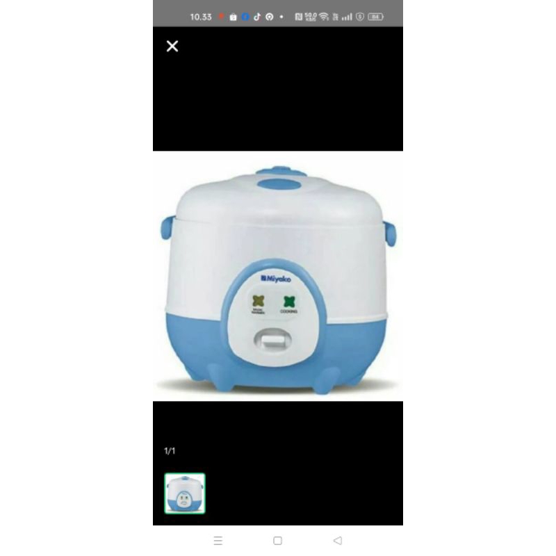 miyako  3in 1 rice cooker 0.6liter