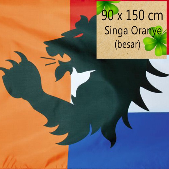 Bendera Fan Belanda PiIALA EROPA Sepakbola Oranye BESAR