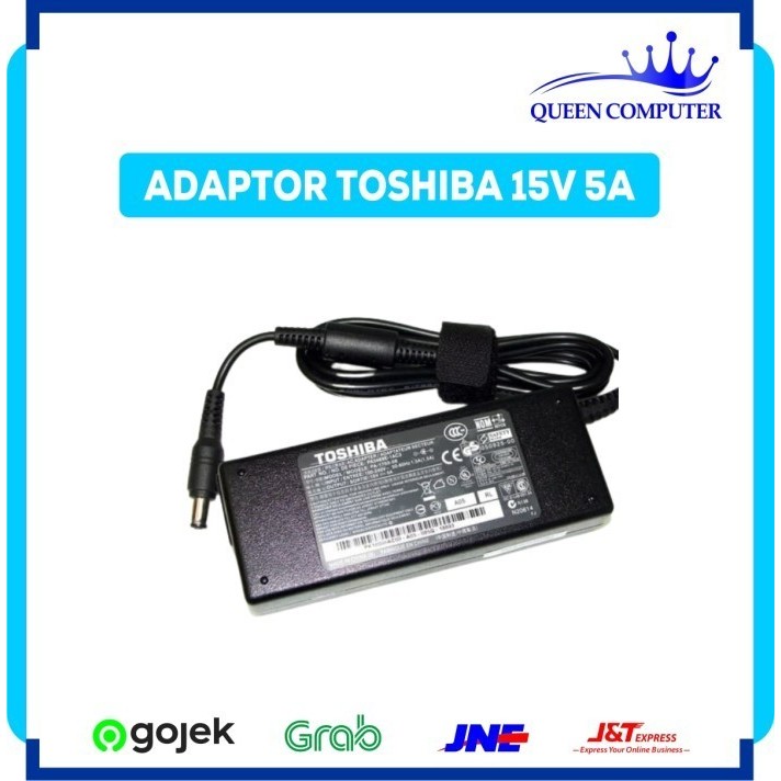 Adaptor Toshiba Libretto 20ct 30ct 50ct 60 70ct U100 15v 5a 6.3 x 3.0