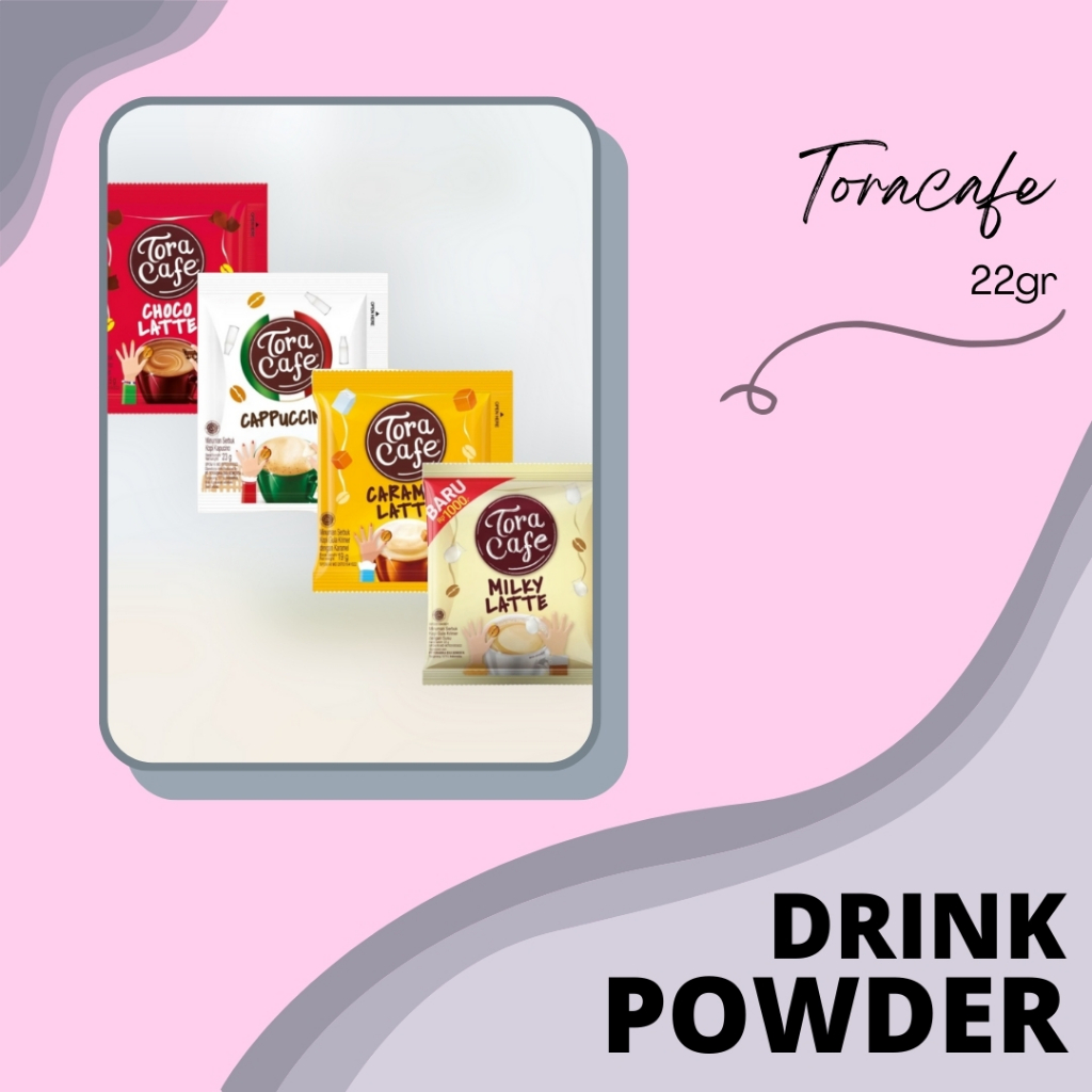 

DRINK POWDER | BUBUK MINUMAN | SERBUK MINUMAN | KOPI TORA CAFE SACHET | TORACAFE