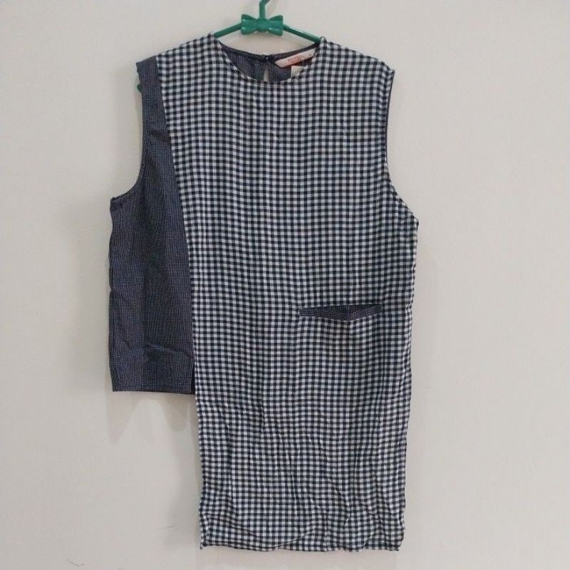 (PRELOVED) ATASAN WANITA KOTAK KOTAK RODEO