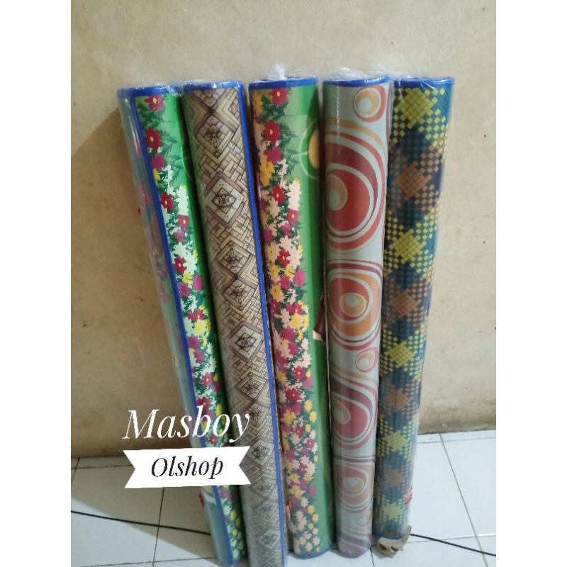 Karpet Plastik Spoon Motif TEBAL Tikar Plastik 120×140cm Alas Lantai