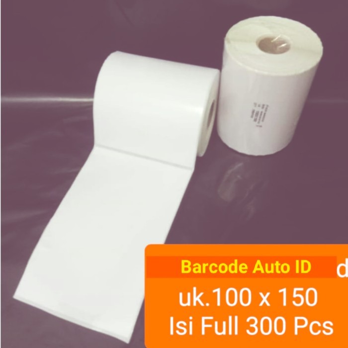 

LABEL BRCODE SEMI COATED 100mm x 150mm ( 1 Line) Isi 300 pcs