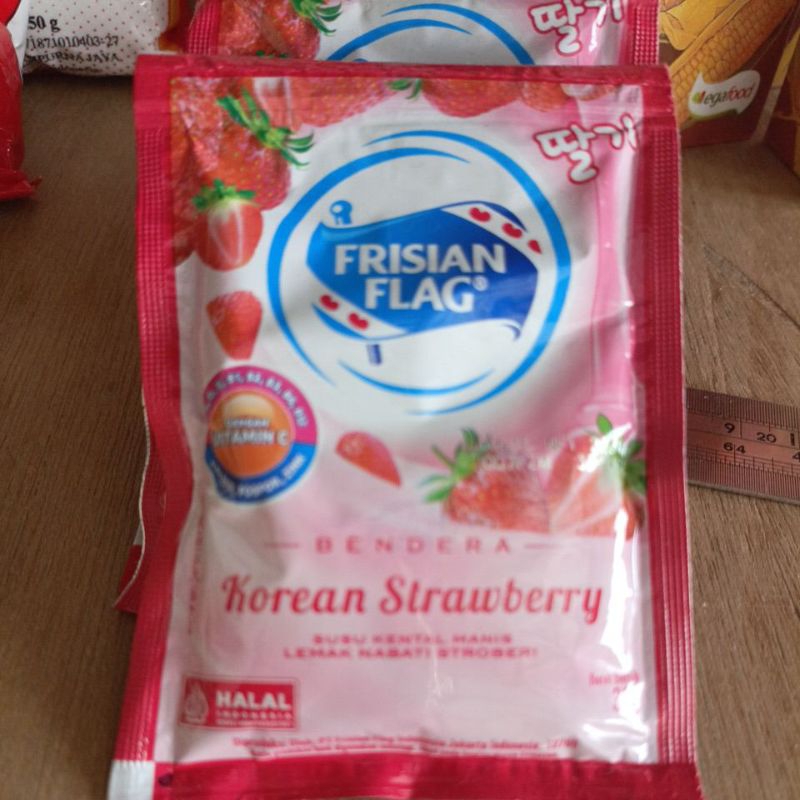 

Frisian Flag Kental Manis Gold Coklat korean Strawberry 38g