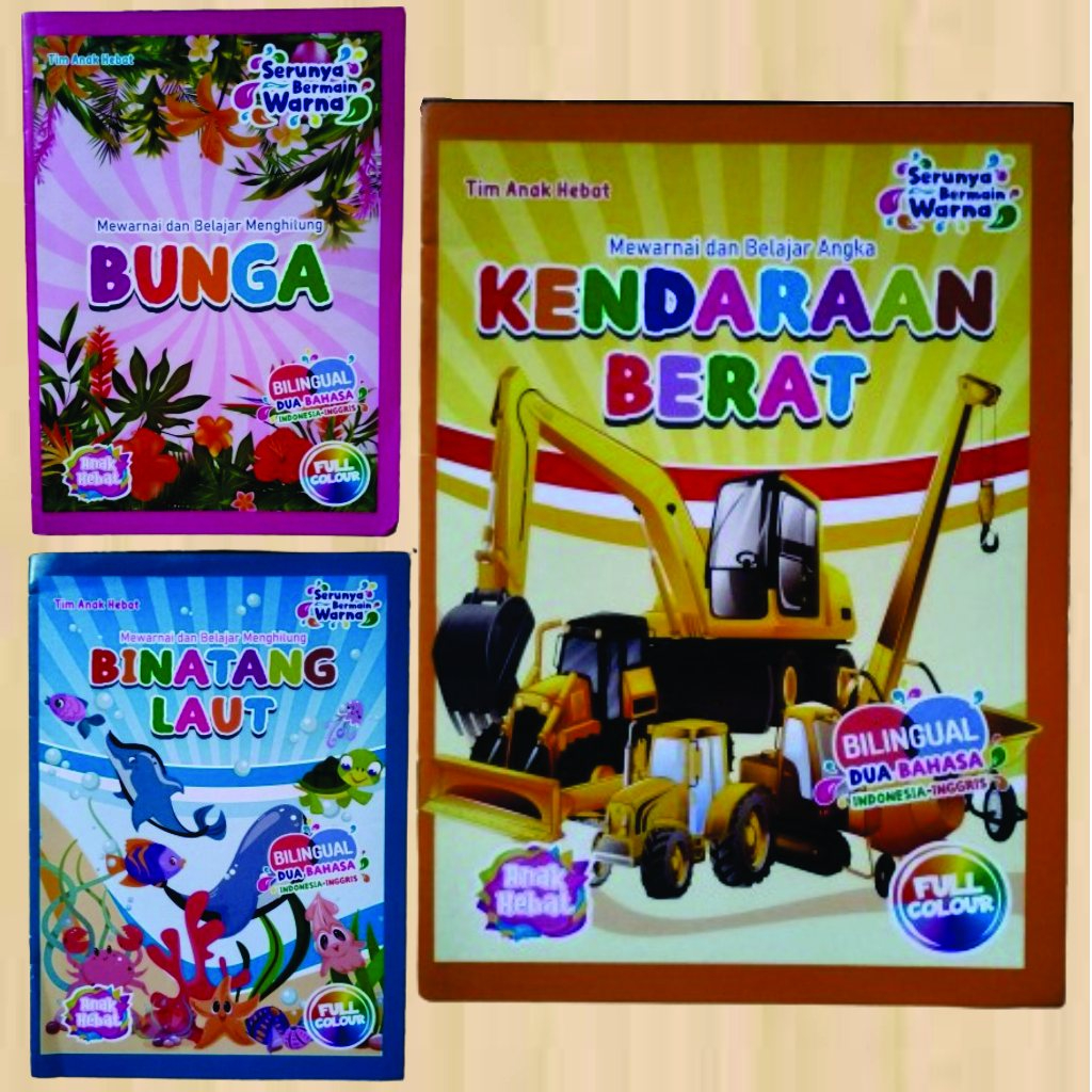 

Buku Serunya Bermain Warna (Buku Mewarnai)