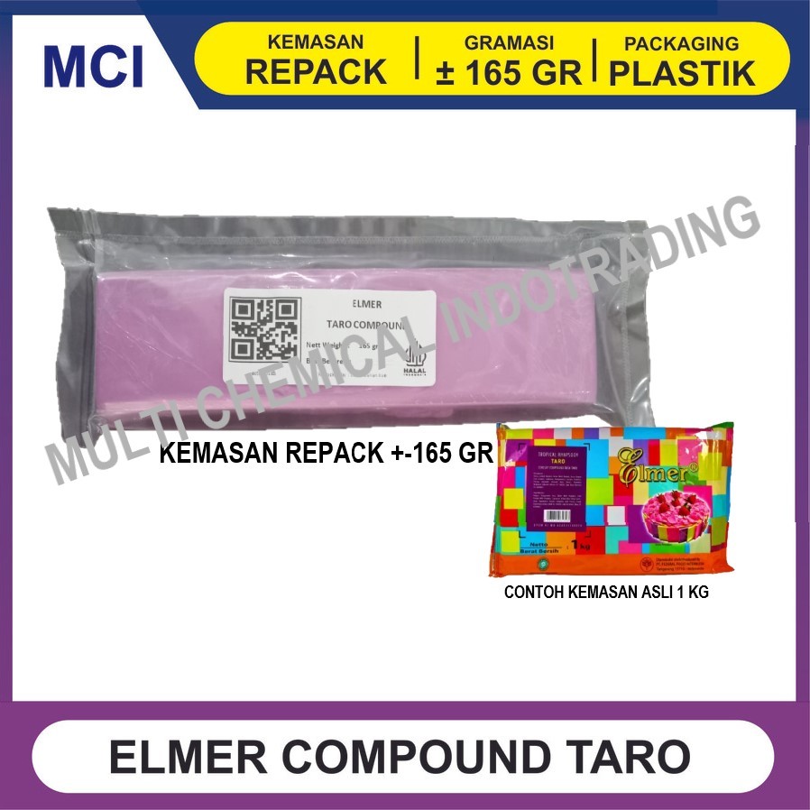 

ELMER COKLAT BATANG / CHOCOLATE COMPOUND REPACK 165 GR - TARO UBI UNGU